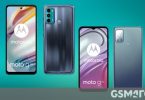 Moto G60 et G20 fuient dans des rendus officiels