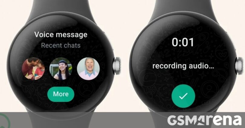 WhatsApp est désormais officiellement disponible pour les montres connectées Wear OS