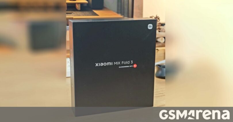 Xiaomi Mix Fold 3 images and packaging details leak