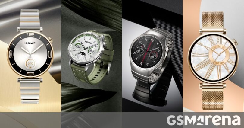 Huawei Watch GT4 launches in 41mm and 46mm sizes with improved health tracking and battery