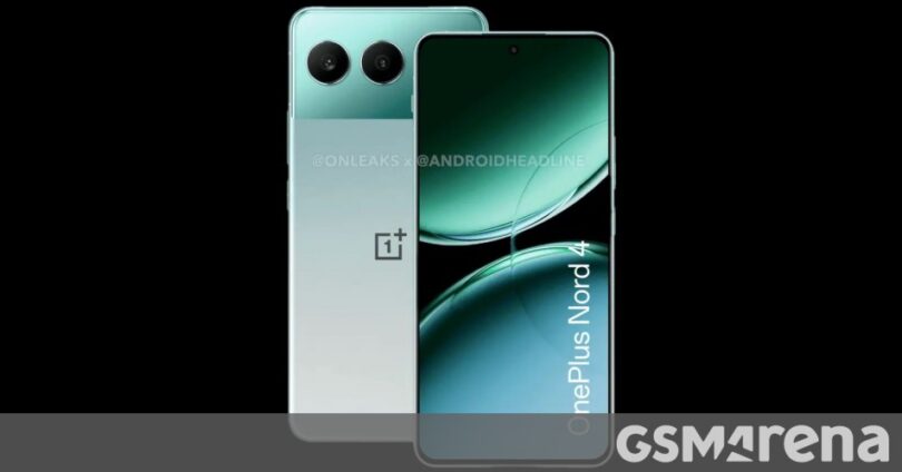 OnePlus Nord 4's specs and official renders surface