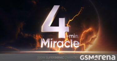 Realme's 320W SuperSonic Charge fills the battery in under 5 minutes